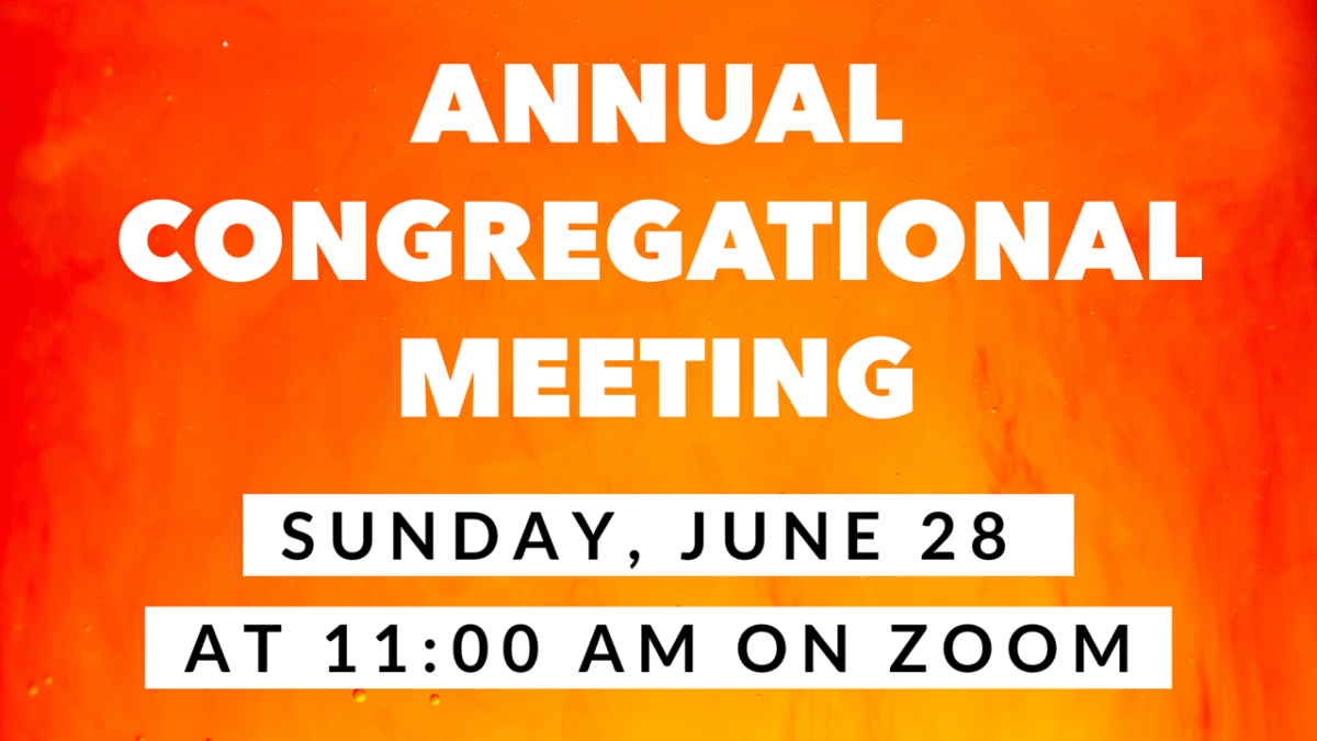 Annual Congregational Meeting Emmanuel Lutheran Church