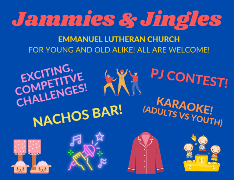 Jammies and Jingles Emmanuel Lutheran Church