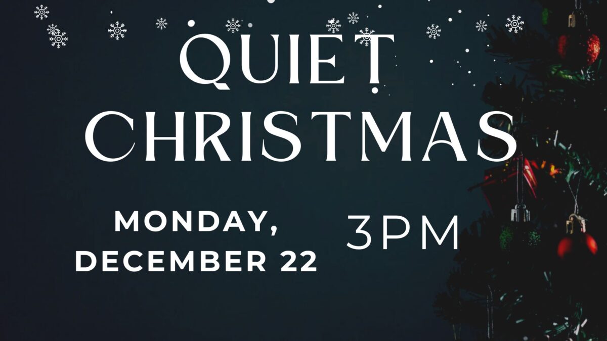Quiet Christmas FB post (Presentation)